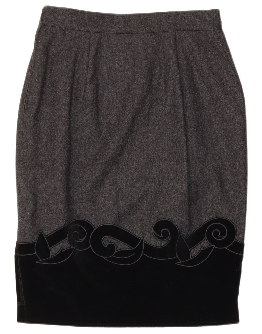 BLUMODE Damska spódnica ołówkowa IT 44 Medium W28 Szary blok kolorów