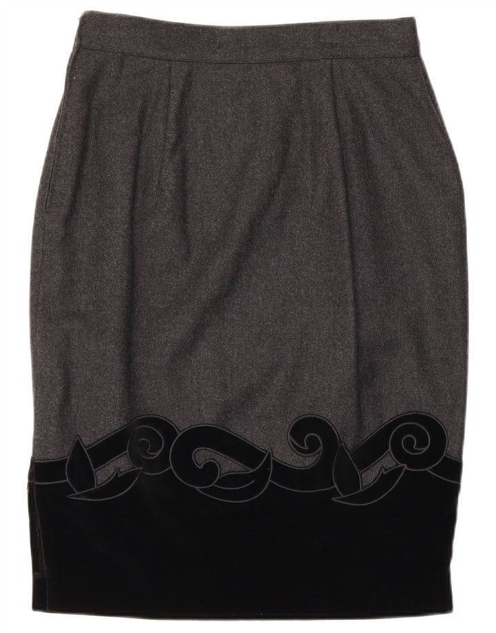 BLUMODE Damska spódnica ołówkowa IT 44 Medium W28 Szary blok kolorów