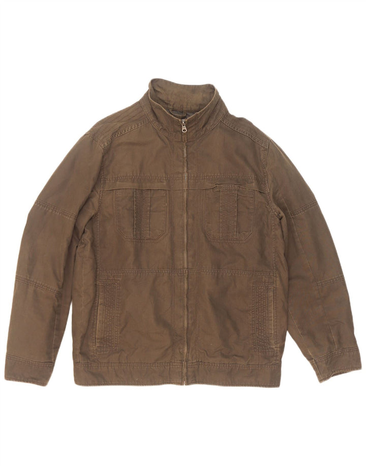Męska kurtka użytkowa John Rocha UK 38, średnia bawełna khaki