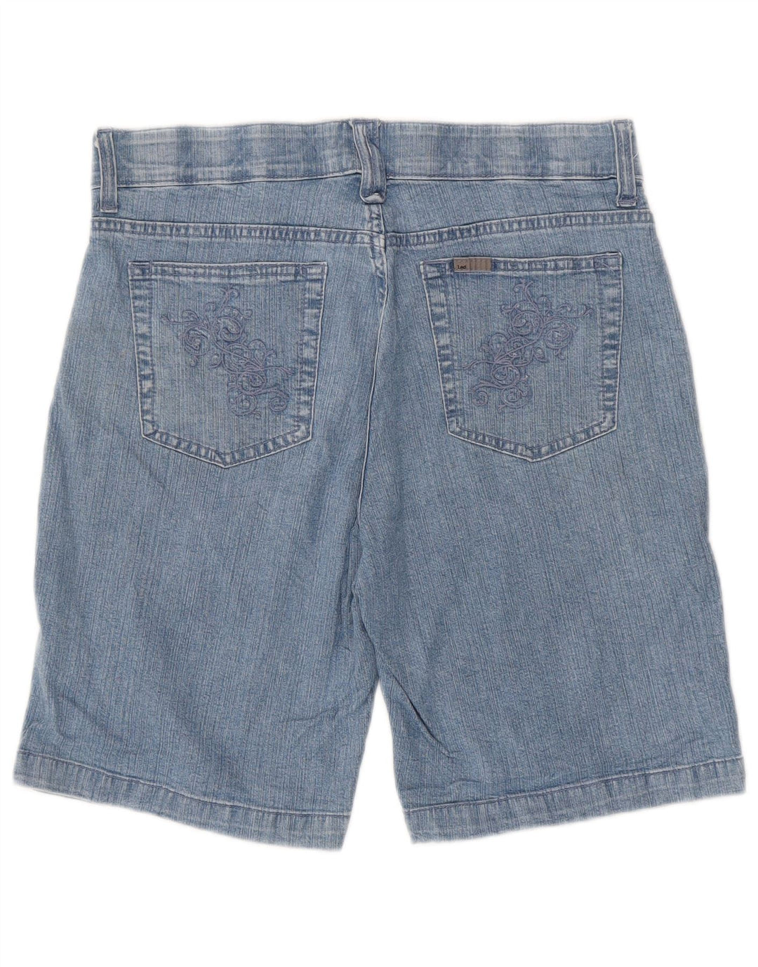 Damskie spodenki jeansowe LEE US 10 Large W32, niebieska bawełna