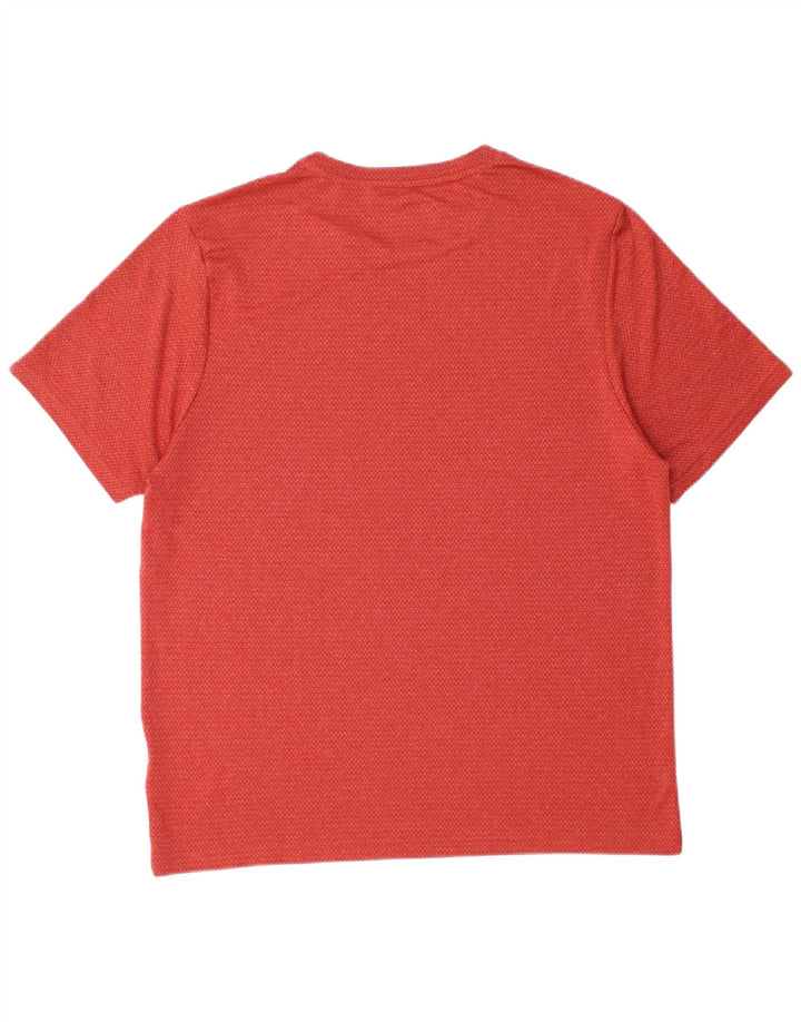 T-shirt męski Reebok, duży, czerwony, poliester