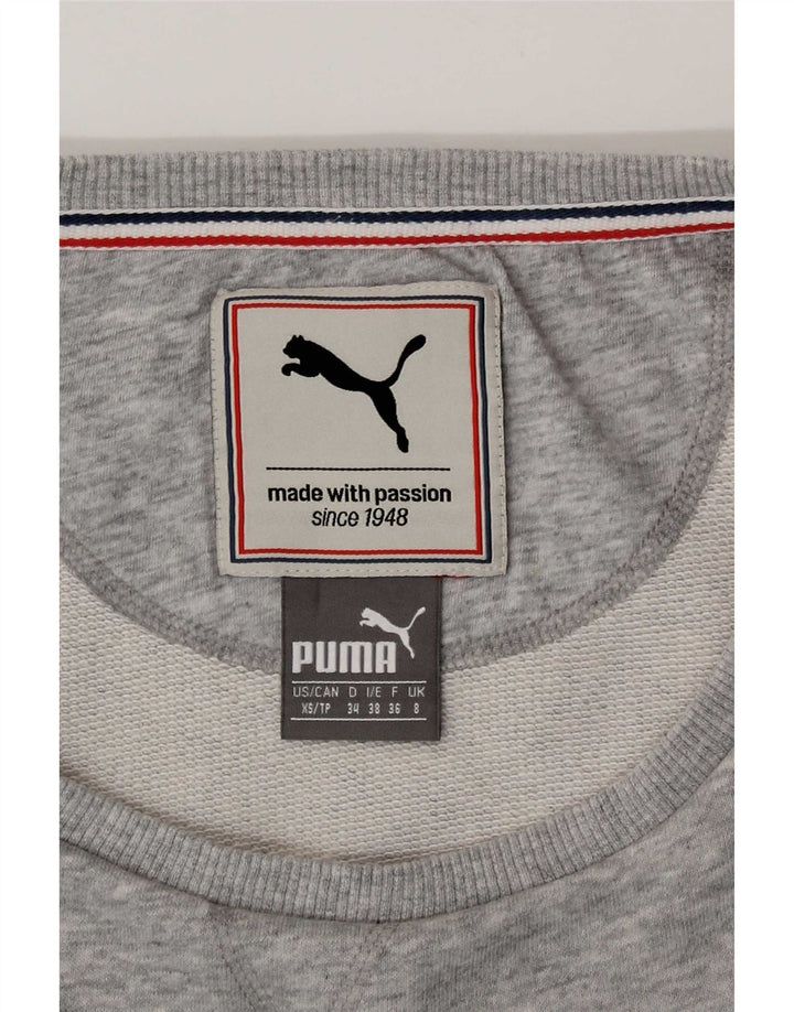 T-shirt damski Puma Top UK 8 Small Grey Flecked