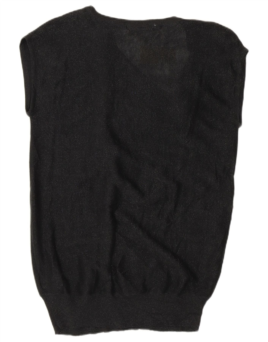 Damska bluzka bez rękawów Michael Kors Top UK 10, mała, czarna bawełna