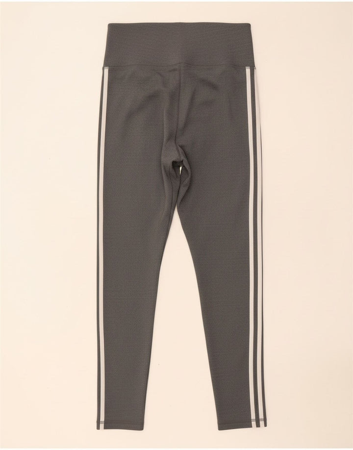 Damskie legginsy Adidas Climalite UK 12/14 Średni szary poliester