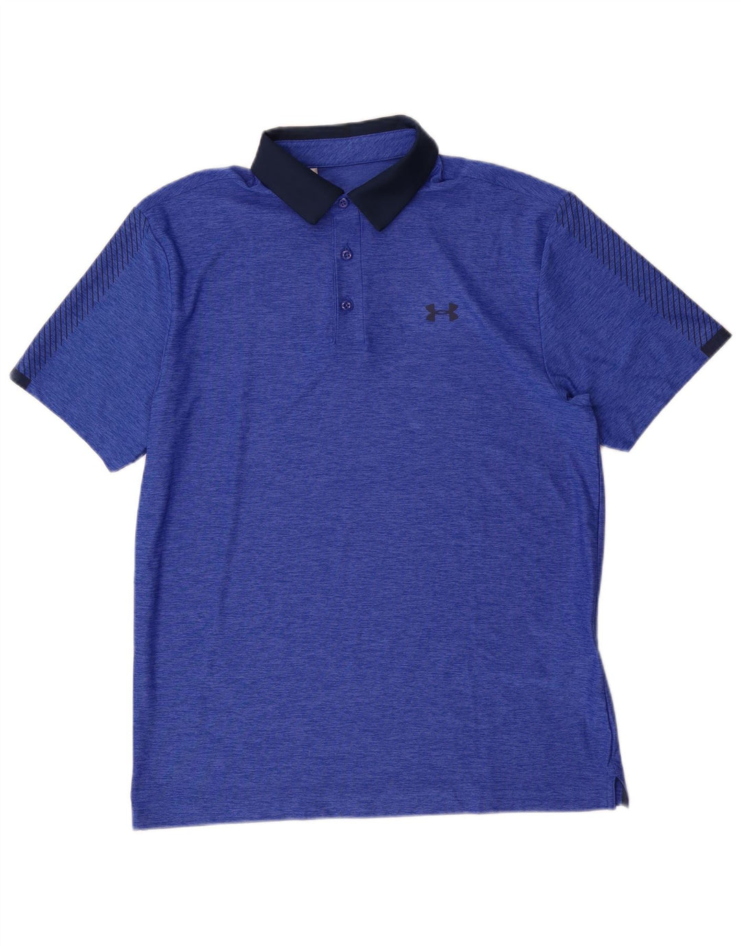 Męska koszulka polo Under Armour Heat Gear, poliestrowa w kolorze średnioniebieskim
