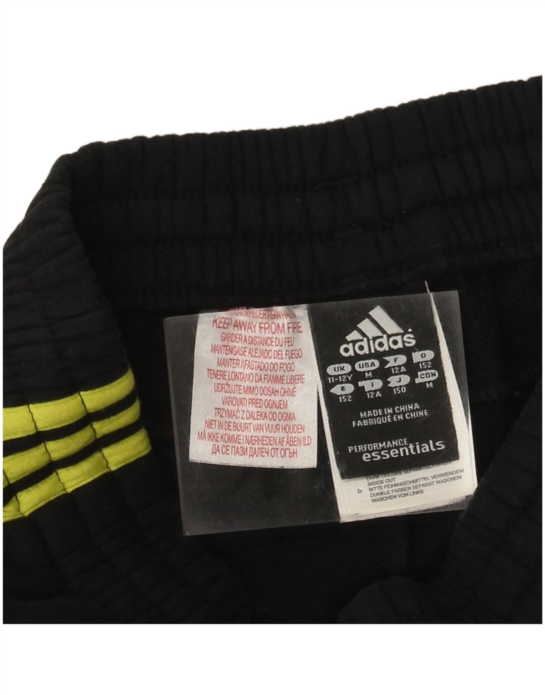 Chłopięce spodnie dresowe ADIDAS Joggers 11-12 lat, czarna bawełna