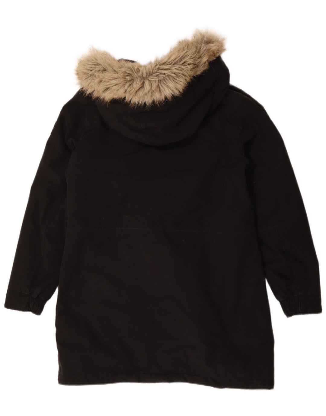 Damska kurtka oversize Calvin Klein Jeans Sherpa Parka UK 10, mała czarna