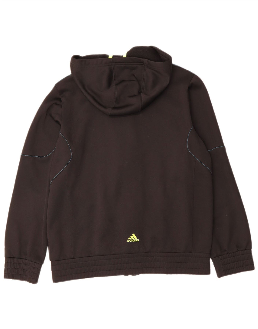 Chłopięcy sweter Adidas Predator z grafiką i zamkiem błyskawicznym 13-14 lat Czarny poliester