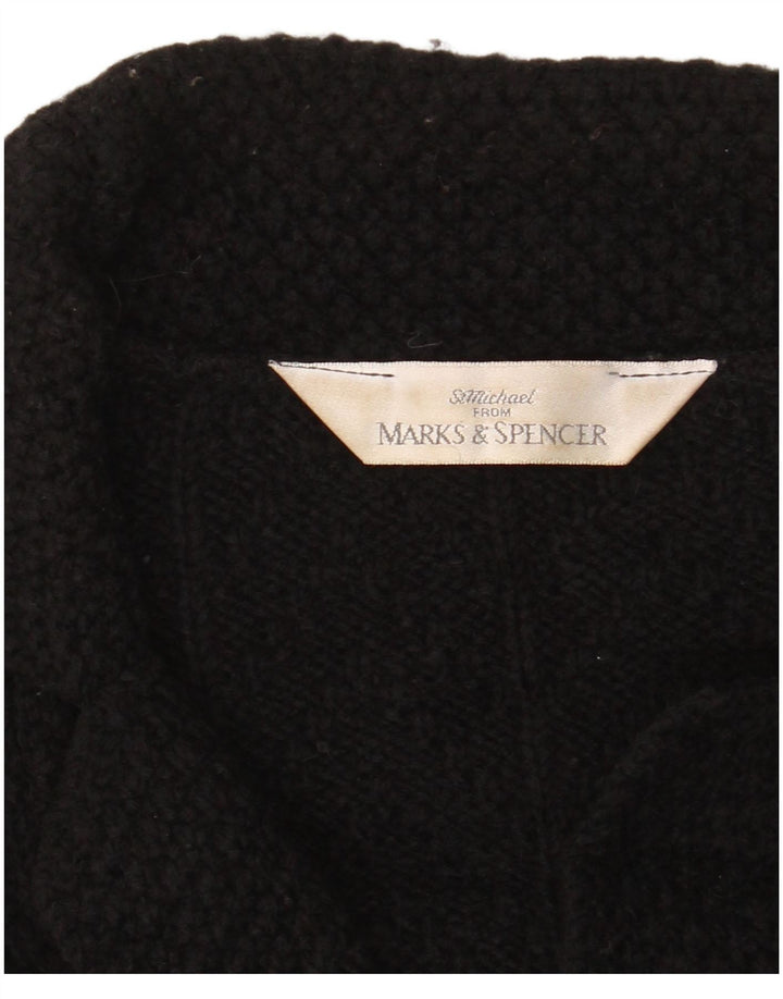 Marks & Spencer Damski sweter St. Michael Cardigan UK 16, duży, czarny