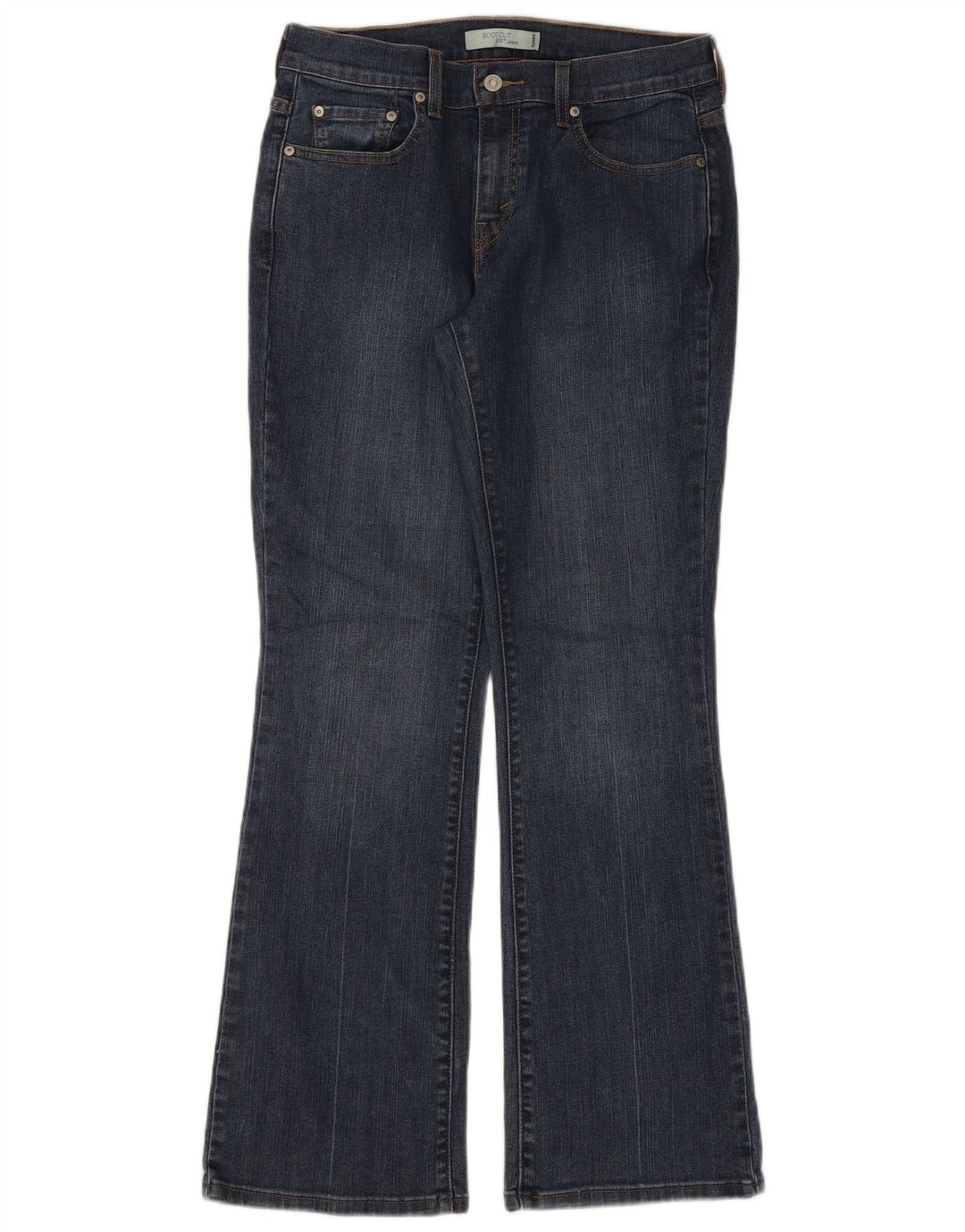 Damskie jeansy Levi's 515 Bootcut US 8 Medium W30 L31 Granatowa bawełna