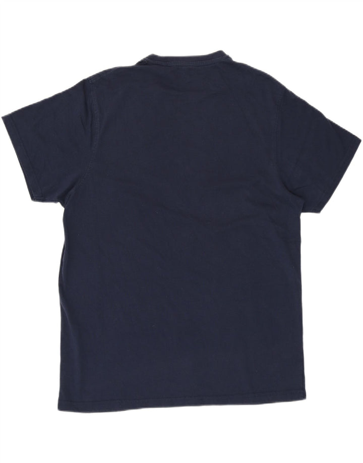 MOUNTAIN WAREHOUSE Mens Graphic T-Shirt Top Large Navy Blue Vintage Mountain Warehouse and Second-Hand Mountain Warehouse from Messina Hembry 