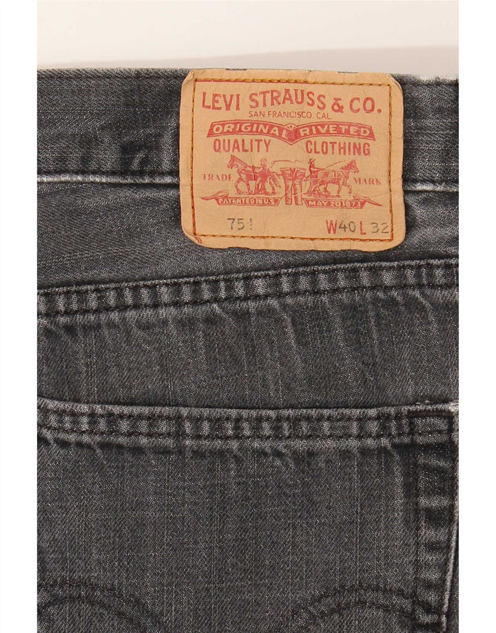 Męskie jeansy Levi's 751 Straight W40 L30 Szare