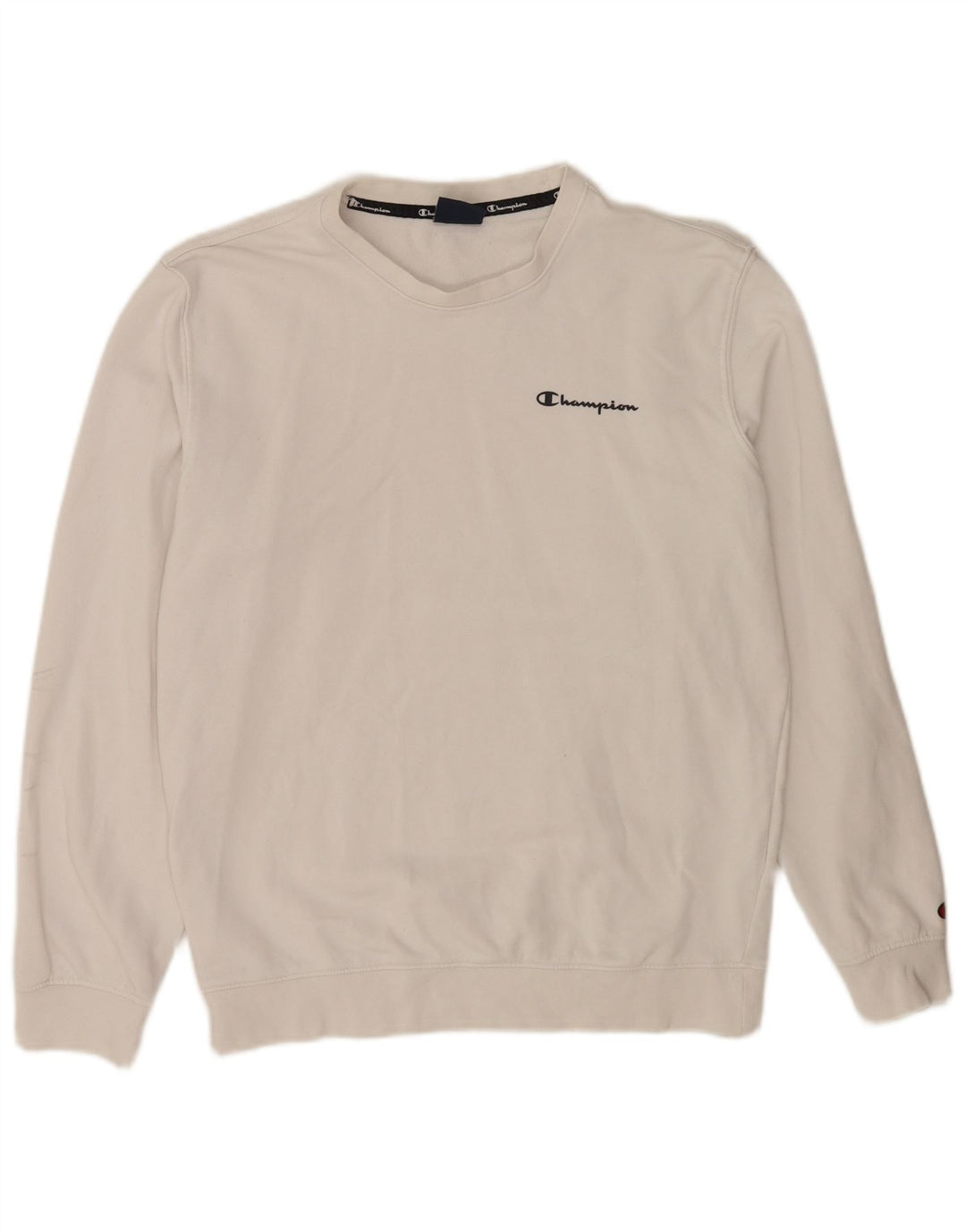 Damska bluza Champion Regular Fit Sweatshirt UK 14 Średnia biała bawełna
