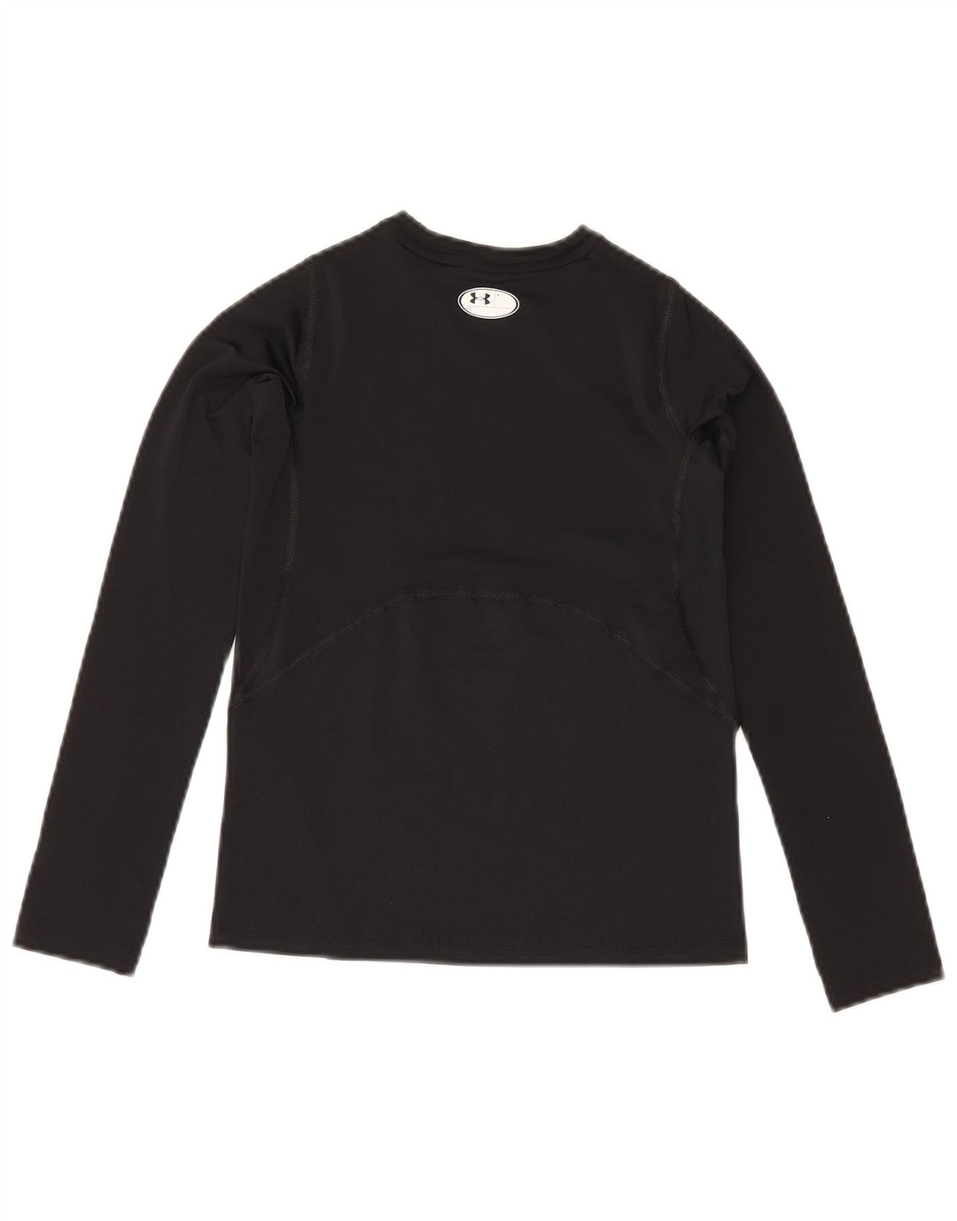 Chłopięcy top Under Armour Heat Gear z długim rękawem, 9-10 lat, średni czarny