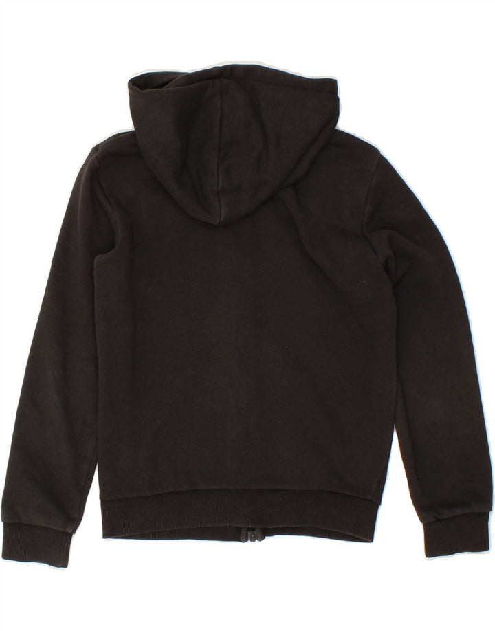 PUMA Boys Graphic Zip Hoodie Sweater 9-10 Years Small Black Vintage Puma and Second-Hand Puma from Messina Hembry 