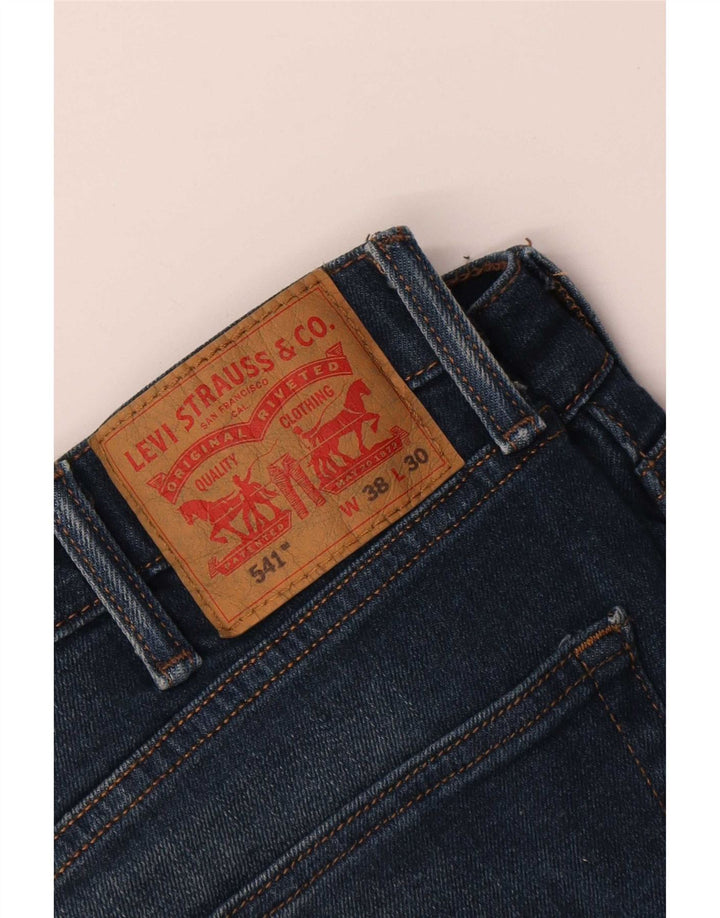 Męskie dżinsy Levi's 541 Straight W38 L30 Niebieskie bawełniane