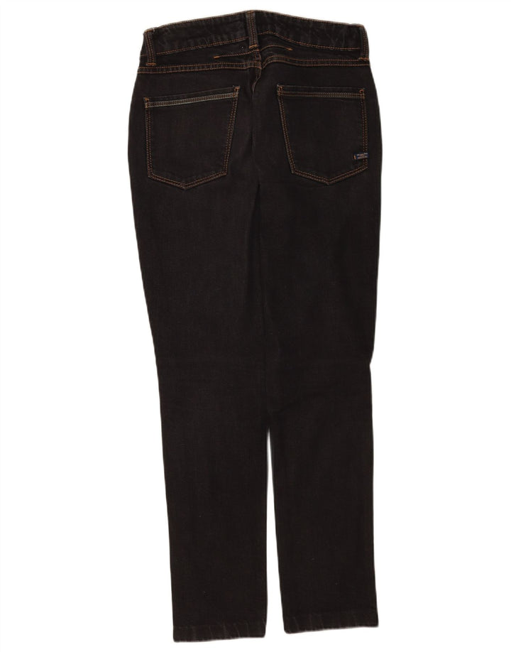 Jeansy damskie Massimo Dutti W27 L28 Czarne bawełniane