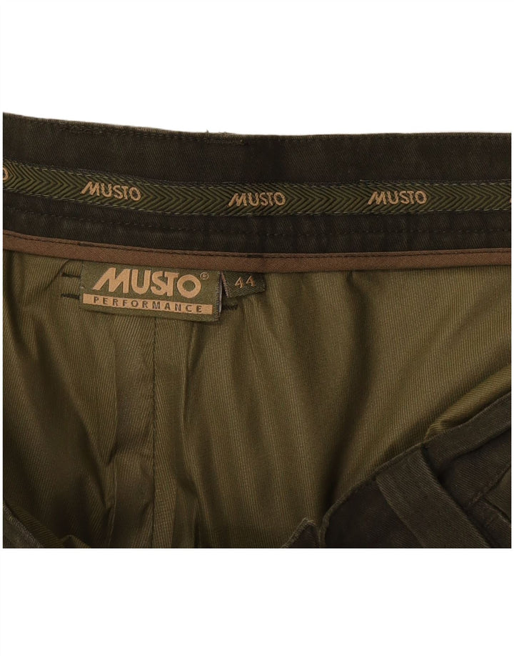 MUSTO Męskie bermudy W44 2XL Khaki