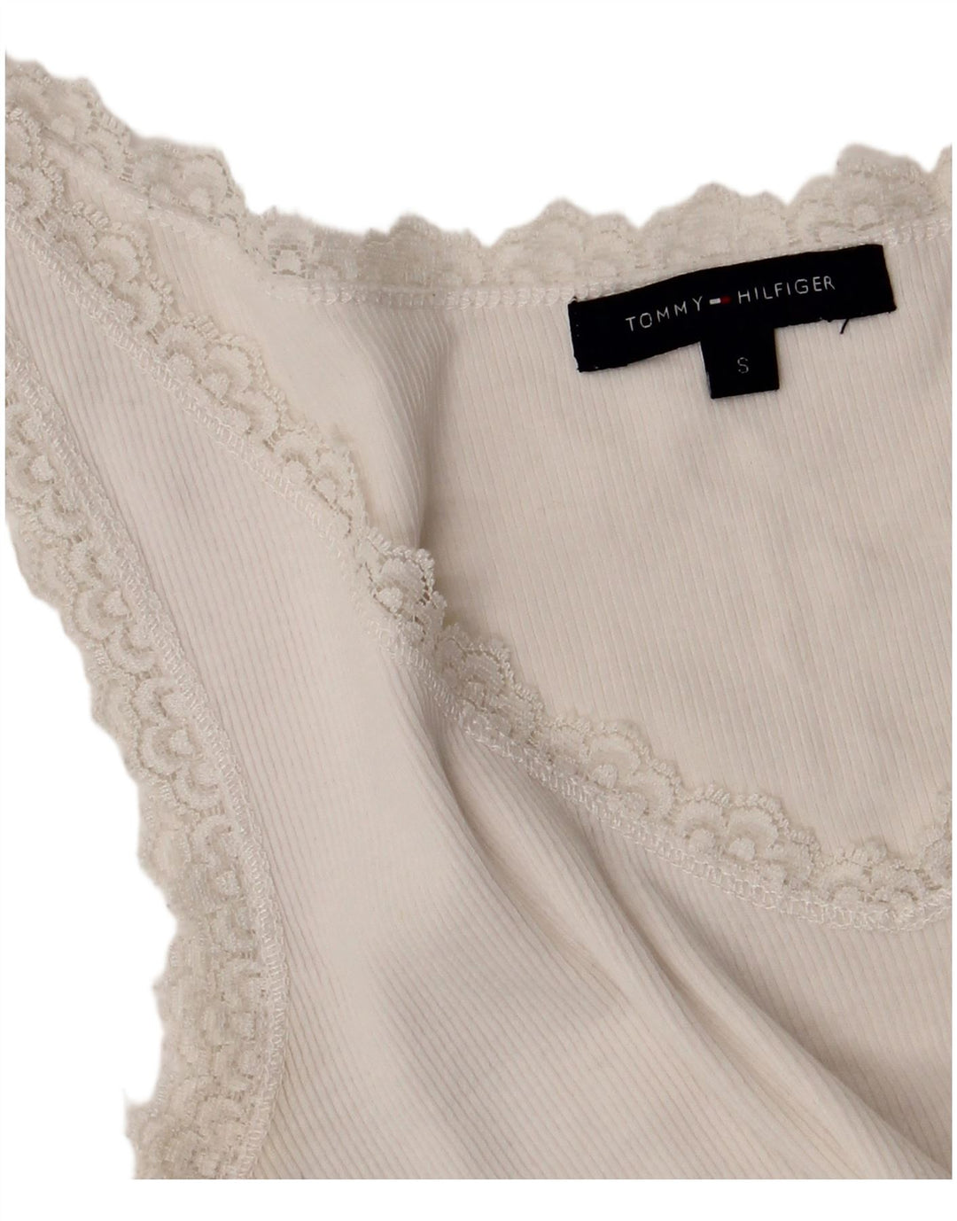 Kamizelka damska Tommy Hilfiger Top UK 8 Small White