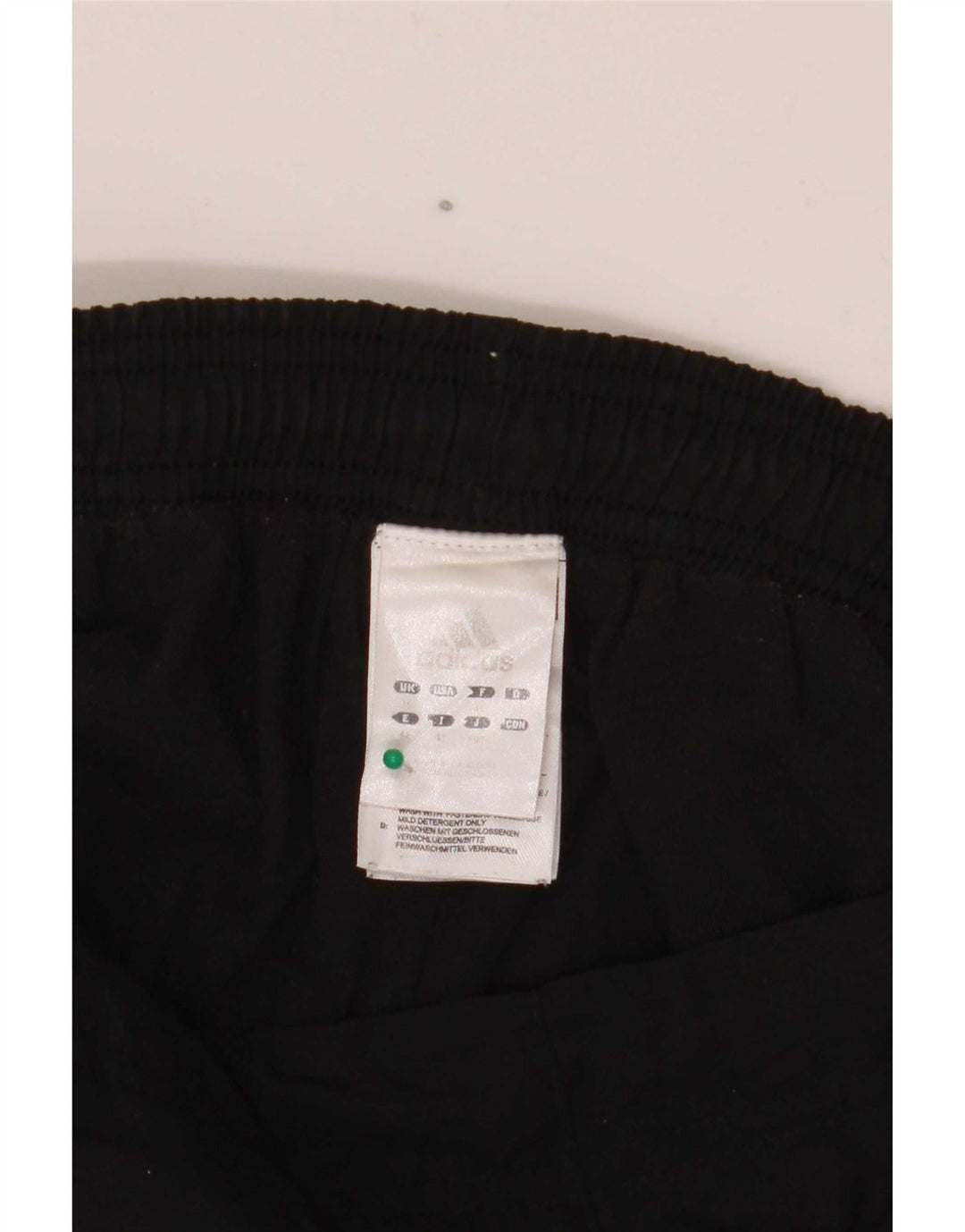 Damskie spodnie dresowe Adidas UK 16, duże, czarne, poliestrowe