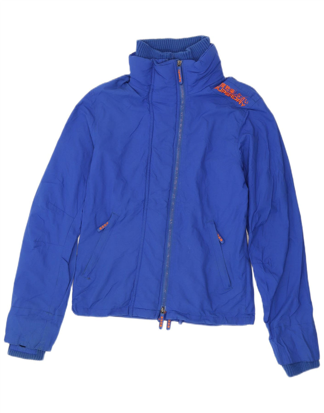 Męska kurtka przeciwdeszczowa Superdry Double Blacklabel UK 38 Small Blue Nylon