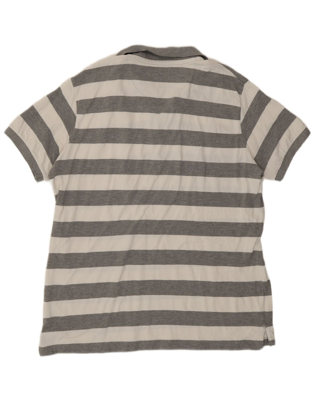 Męska koszulka polo Woolrich 2XL, szara, bawełniana w paski