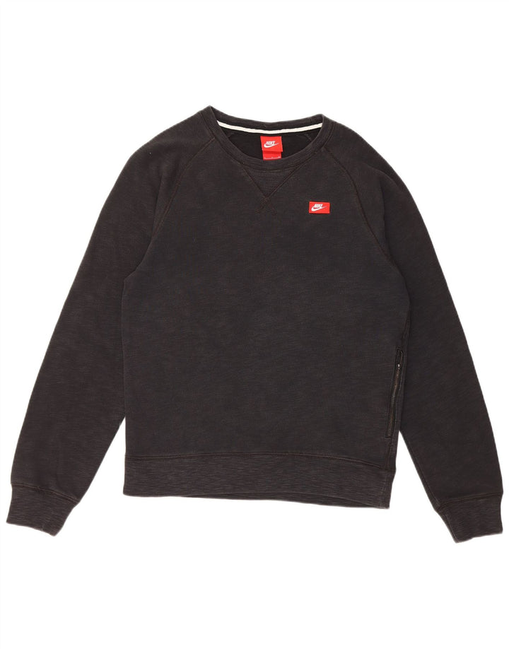Damski sweter dresowy Nike UK 10, mały, czarny, bawełniany