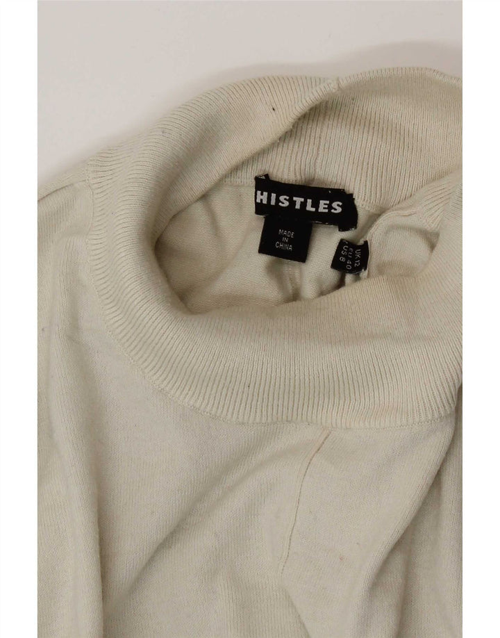 Whistle damski sweter z golfem UK 12 średni beż