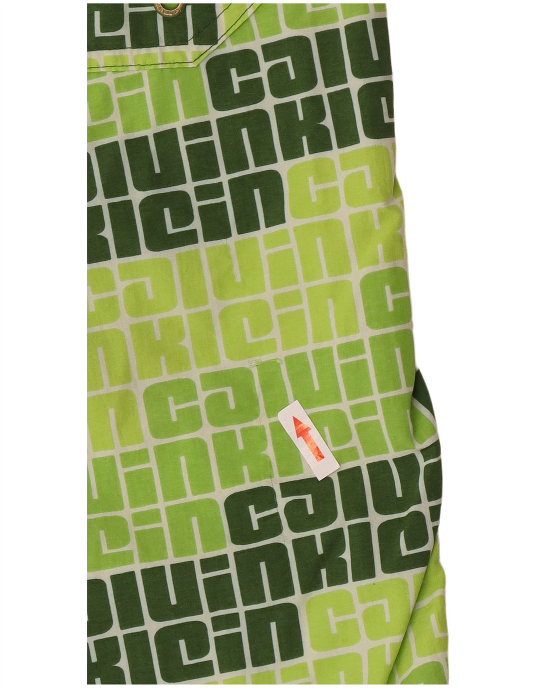 Męskie spodenki kąpielowe Calvin Klein Graphic, duże, zielone, nylonowe