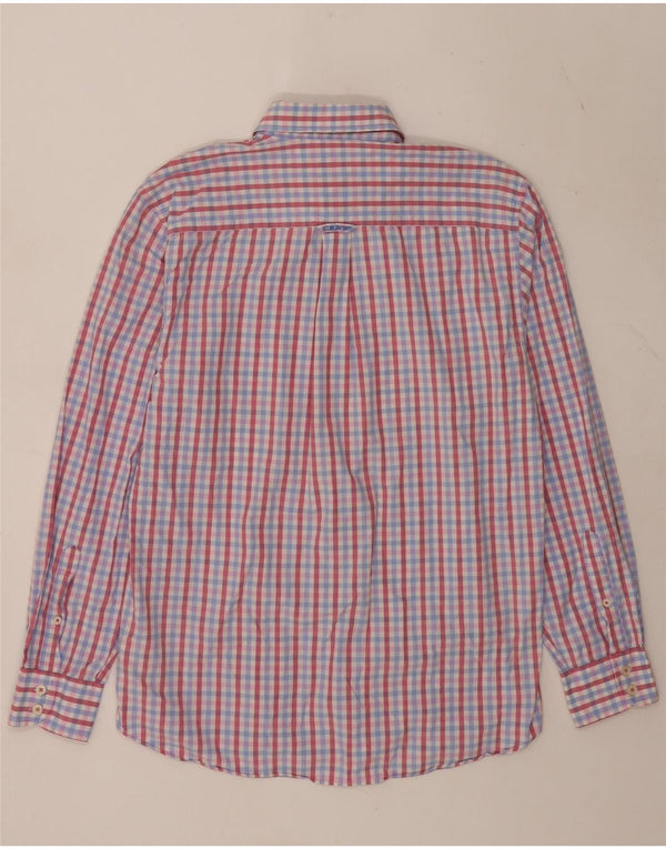 Crew Clothing Męska koszula o klasycznym kroju, średnia, wielokolorowa bawełniana kratka