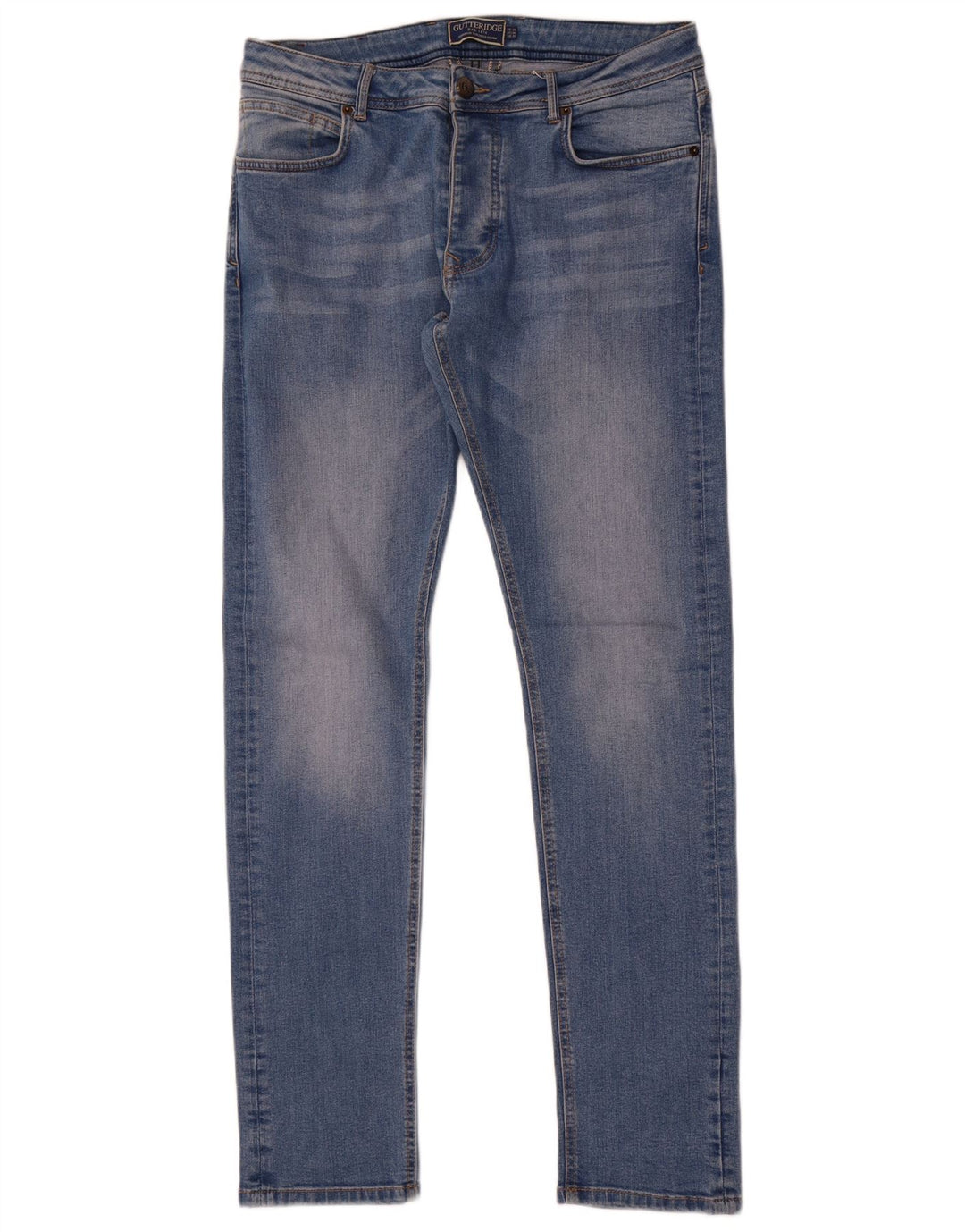Męskie jeansy obcisłe Gutteridge IT 50 Large W32 L34 Niebieskie bawełniane