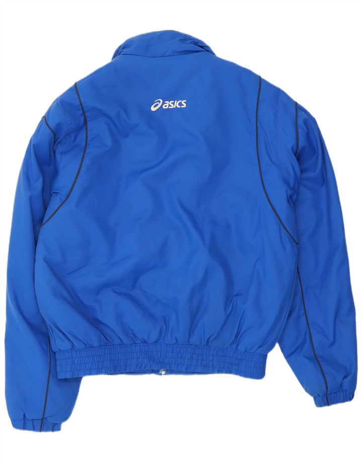 Męska kurtka dresowa Asics, duża, niebieska, nylonowa