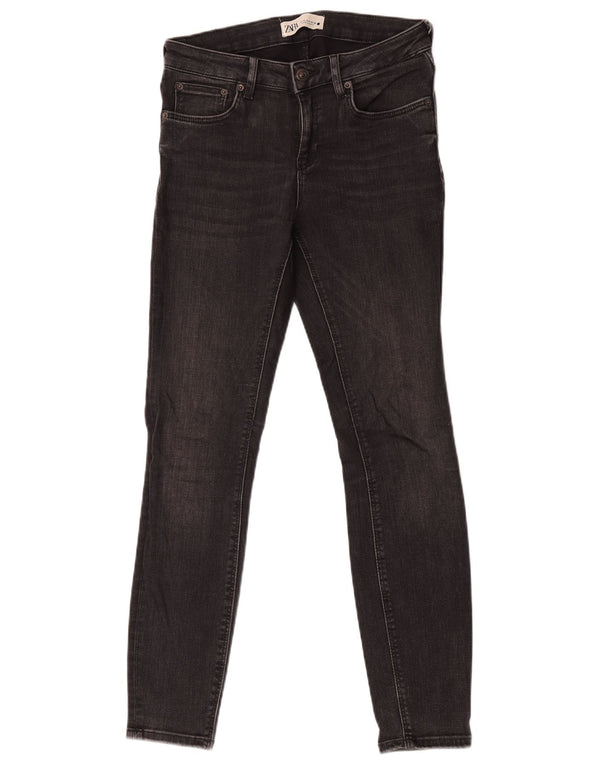 Damskie jeansy skinny Zara EU 36 XS W26 L28 czarne