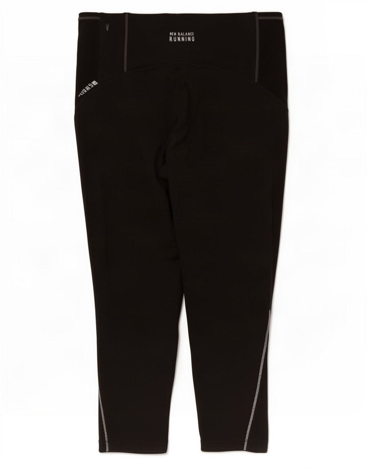 Damskie legginsy Capri New Balance UK 14, duże, czarne