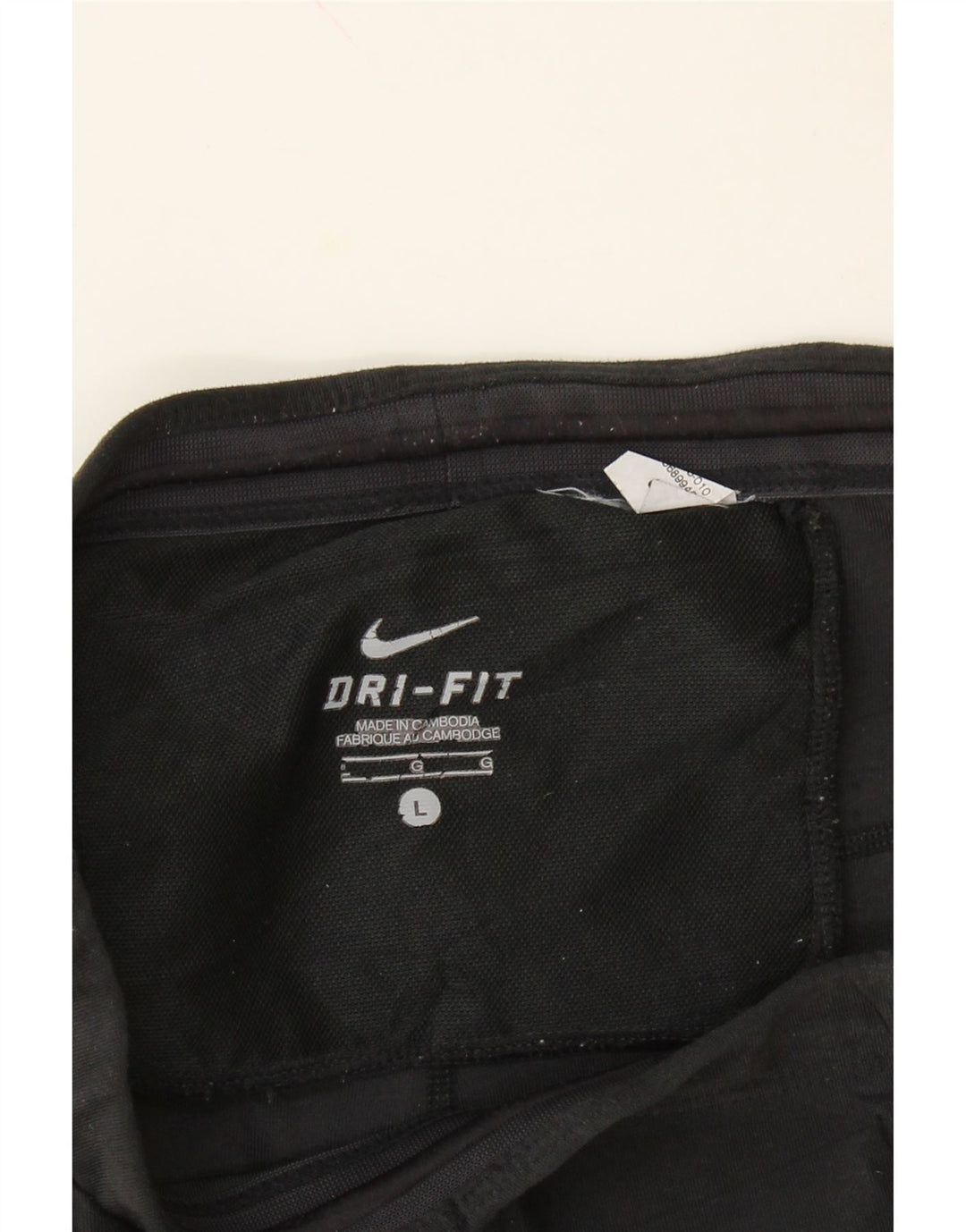 NIKE Womens Dri Fit Tracksuit Trousers UK 14 Large Black Vintage Nike and Second-Hand Nike from Messina Hembry 