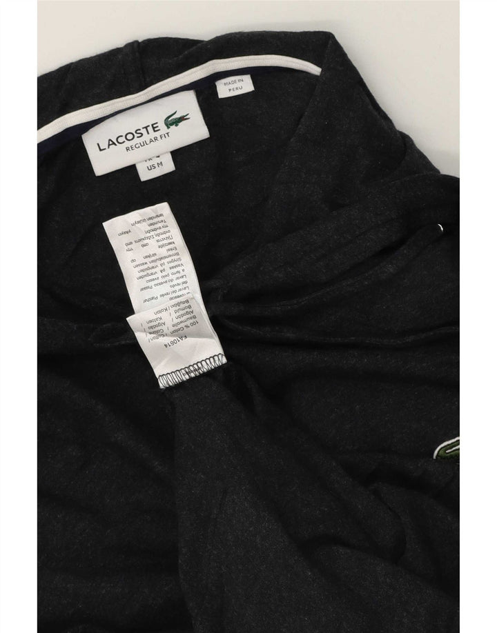 Męski sweter z kapturem Lacoste, rozmiar 4, średnioszary, bawełniany
