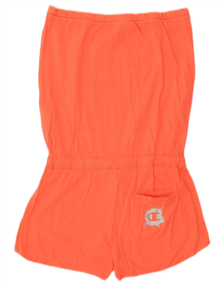 Damski kombinezon Champion Graphic Off Shoulder Playsuit UK 12, średni pomarańczowy