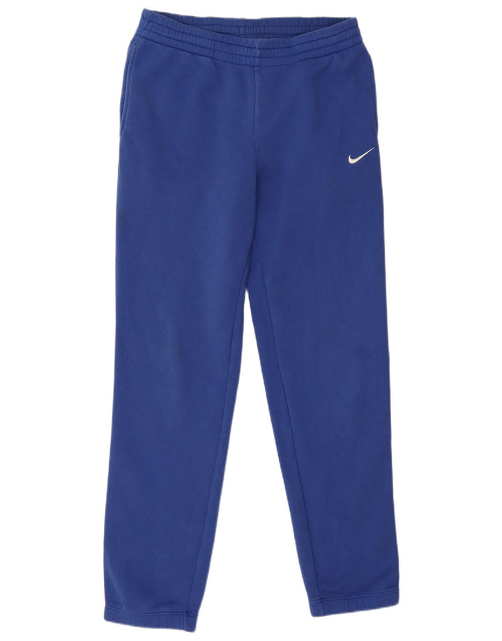 Męskie spodnie dresowe Nike, joggery, średnioniebieskie, bawełniane