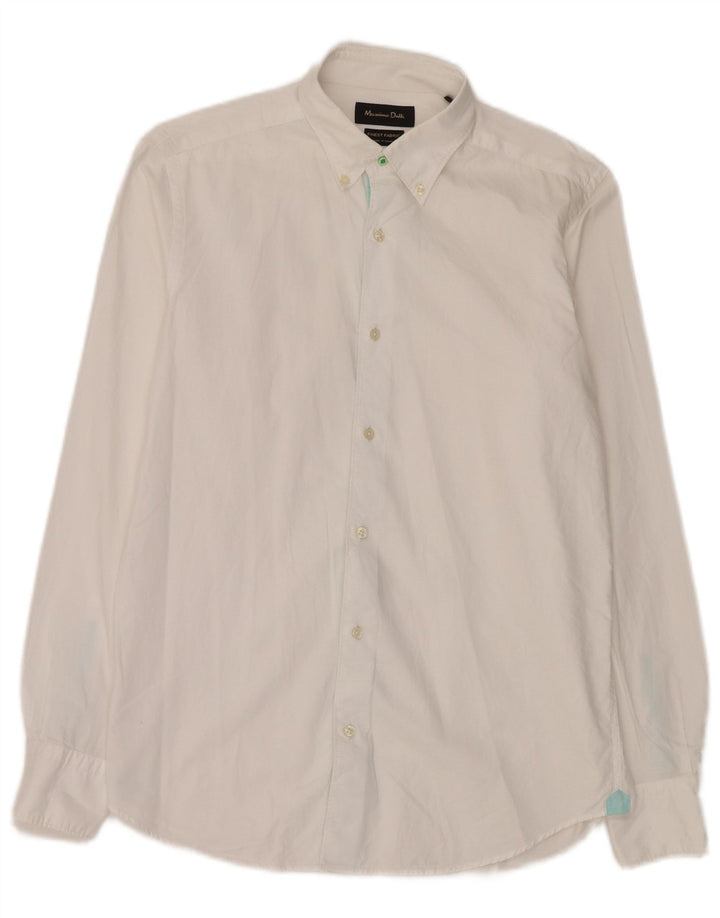 Koszula męska Massimo Dutti, mała, biała