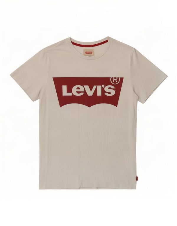 Chłopięcy T-shirt z grafiką Levi's 13-14 lat w kolorze złamanej bieli