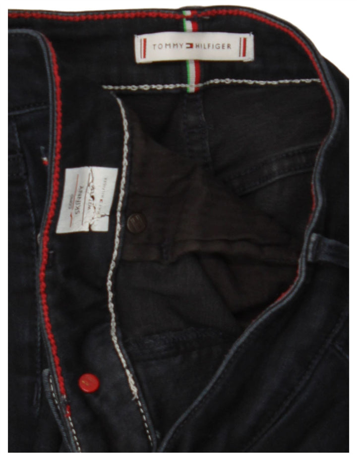 Damskie jeansy skinny TOMMY HILFIGER W27 L30 granatowe