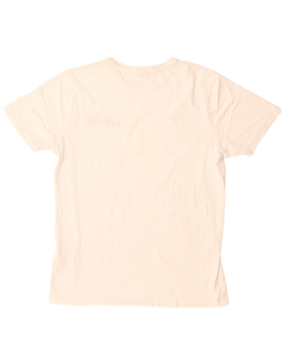Męski T-shirt z grafiką Ellesse, duży, biały, bawełniany