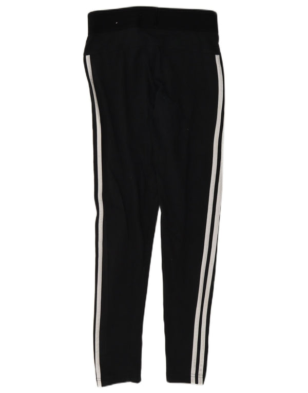 Legginsy damskie Adidas Slim Fit UK 8/10, małe, czarne, bawełniane