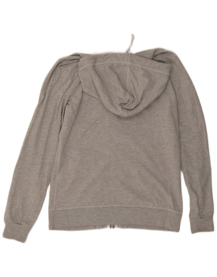 Męski sweter z kapturem i zamkiem Superdry, średnioszary, bawełniany