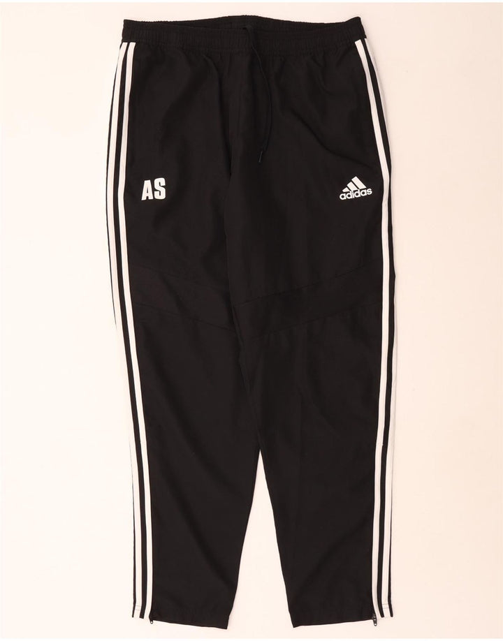 Męskie spodnie dresowe Adidas Aeroready, duże, czarne, poliestrowe