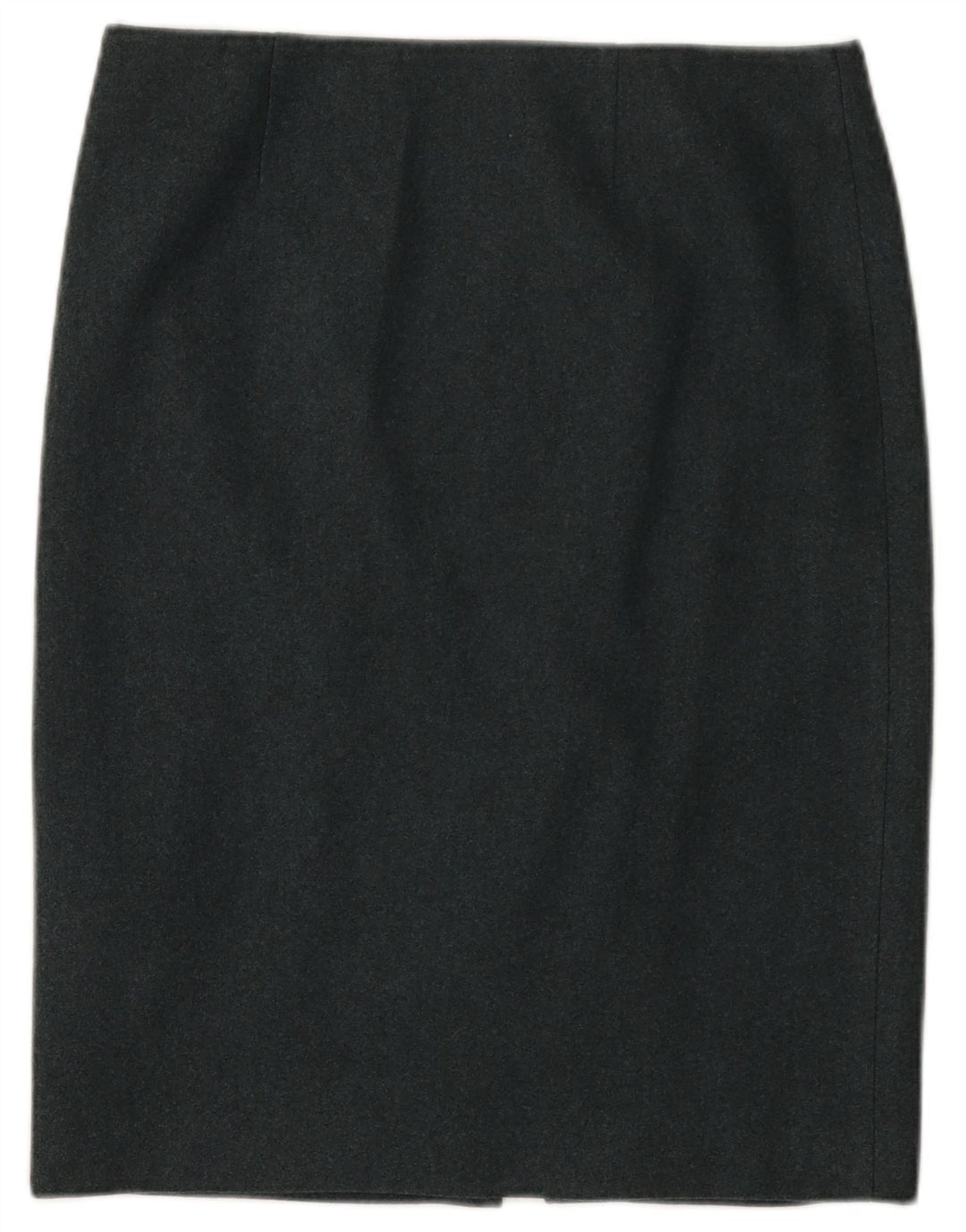 Damska spódnica ołówkowa Calvin Klein US 8 Medium W32 Niebieska wełniana nakrapiana