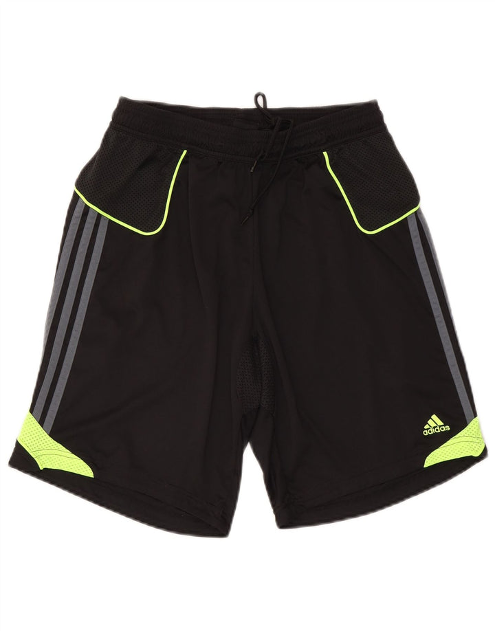 Męskie spodenki sportowe Adidas Climacool, duże, czarne, z blokami kolorów, z poliestru