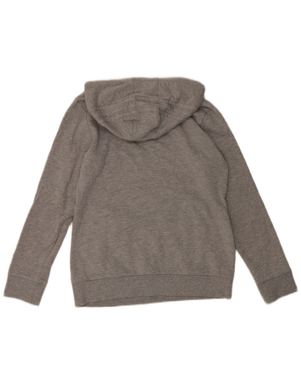 Damska bluza z kapturem Adidas Graphic UK 12/14 Średnia szara bawełna