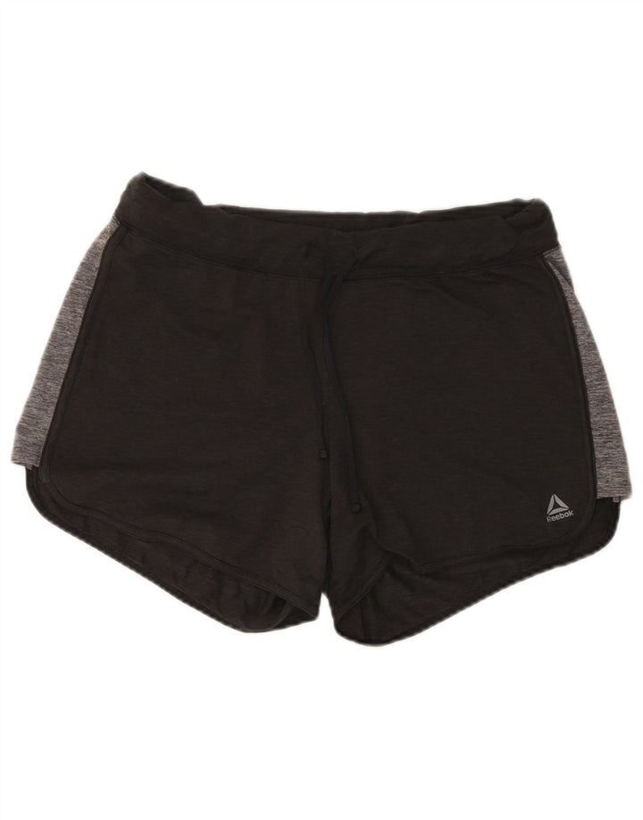 Damskie spodenki sportowe Reebok UK 12, poliester w kolorze średnioszarym