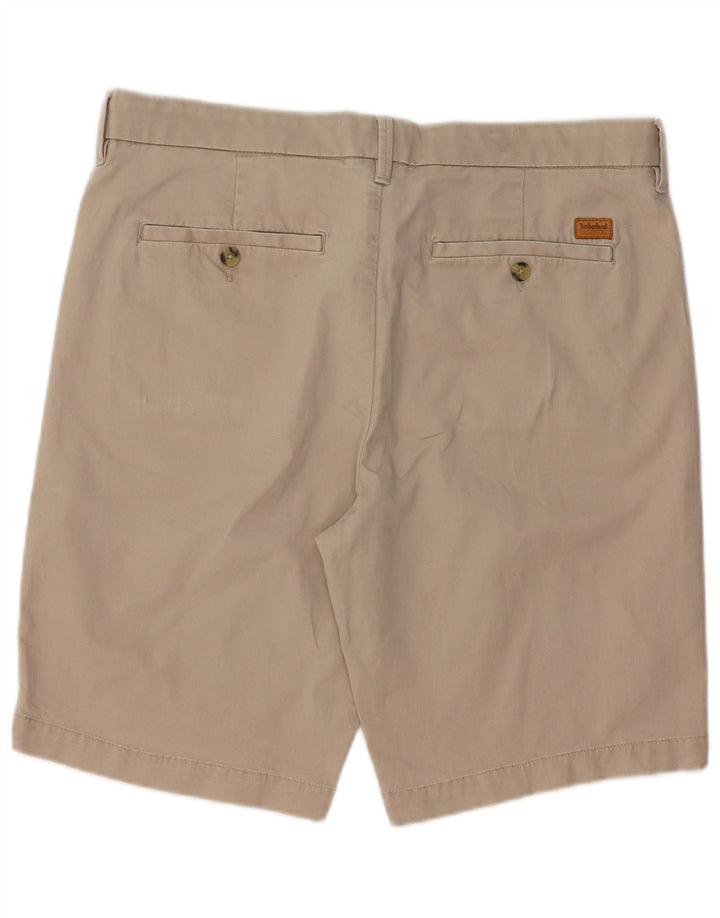 TIMBERLAND Mens Chino Shorts W35 Large Beige Cotton